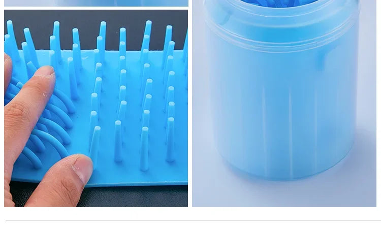 Copo Limpador de Patas Portátil para Cães – Limpeza Rápida e Suave