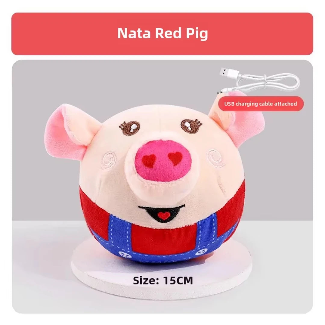 Transforme a Diversão do Seu Cão: Bola Interativa Elétrica Pulante com Recarregamento USB e Design Divertido