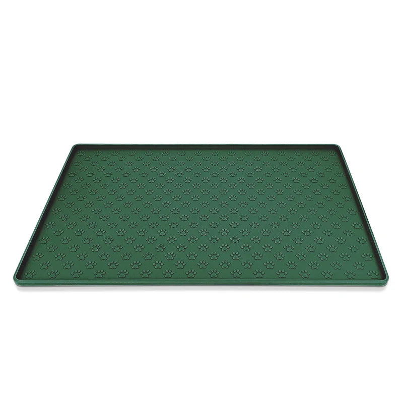 Waterproof Silicone Pet Feeding Mat, Non-Slip Dog Bowl Mat, Cat Food Tray