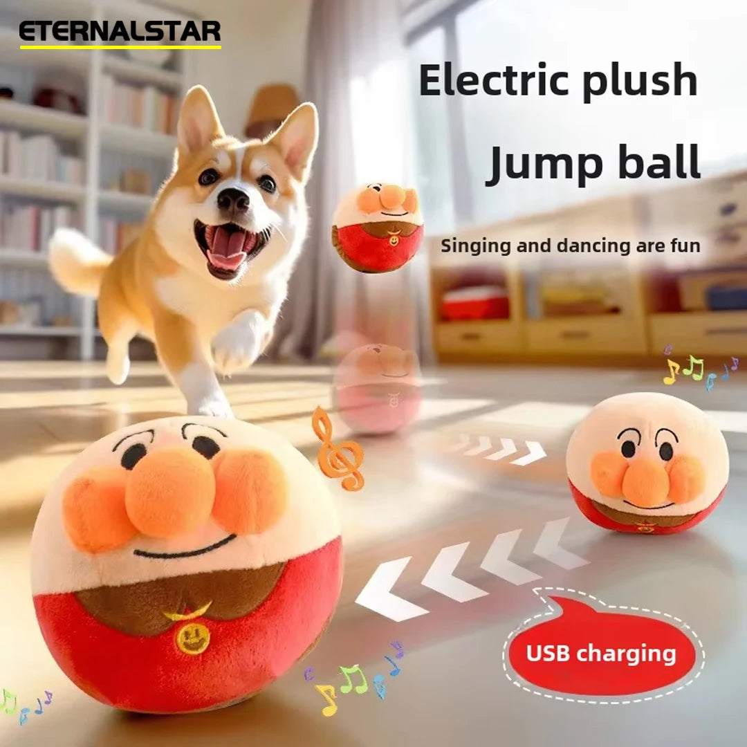 Transforme a Diversão do Seu Cão: Bola Interativa Elétrica Pulante com Recarregamento USB e Design Divertido