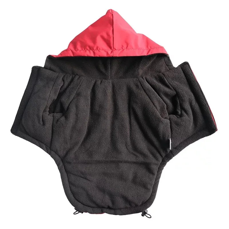 Casaco Impermeável para Cães e Gatos — Quentinho, Impermeável e Refletor, Ideal para Outono e Inverno!