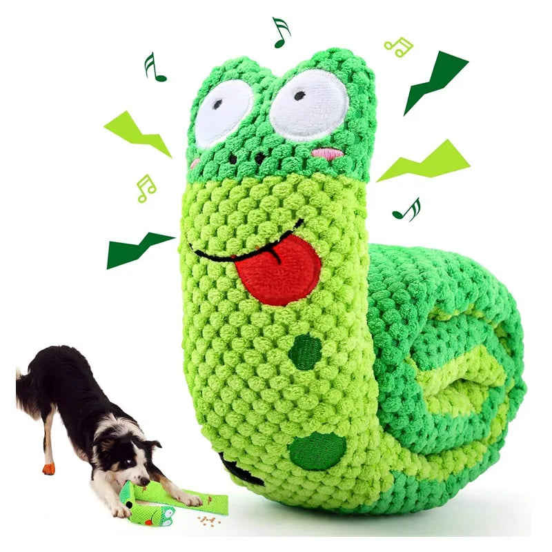 Brinquedo Interativo de Pelúcia para Cães – Puzzle Divertido com Som e Recompensa
