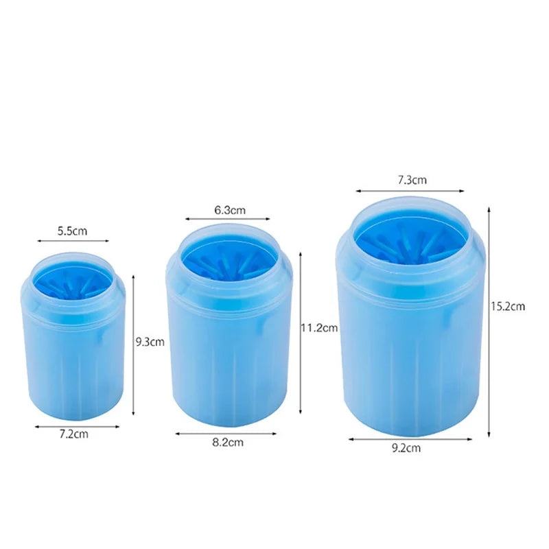 Copo Limpador de Patas Portátil para Cães – Limpeza Rápida e Suave