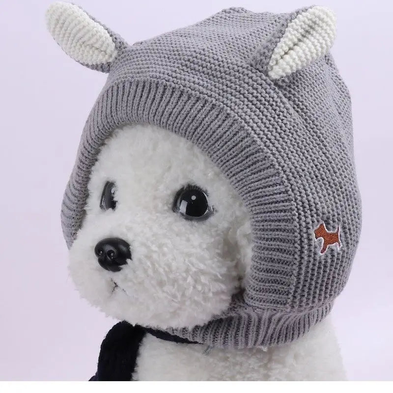 Chapéu de Inverno para Cães com Protetores de Orelhas