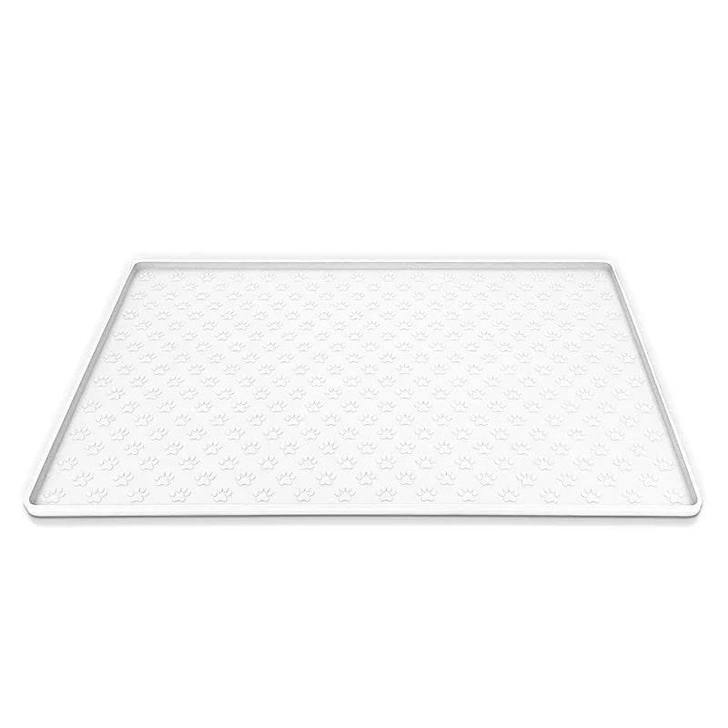 Waterproof Silicone Pet Feeding Mat, Non-Slip Dog Bowl Mat, Cat Food Tray
