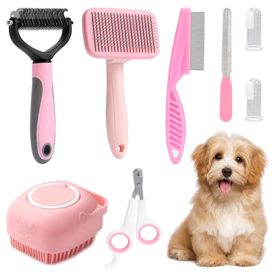 Kit Completo de Higiene: 8 Ferramentas Essenciais para Cuidar do Seu Pet com Perfeição