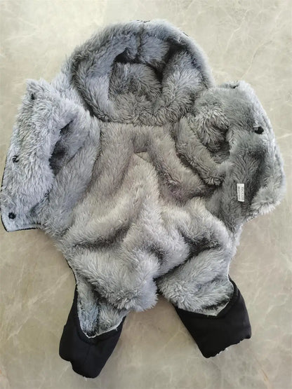 Fato de Inverno Impermeável e Quente para Cães - Roupa Ideal para Chihuahua, Yorkshire e Shih Tzu