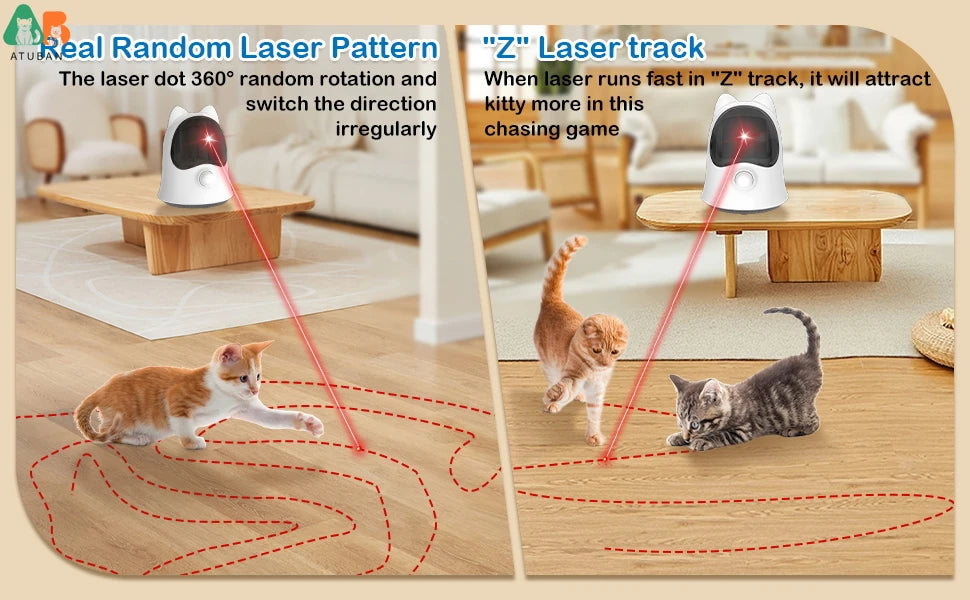 Brinquedo Interativo com Laser para Gatos - Diversão Garantida para Felinos