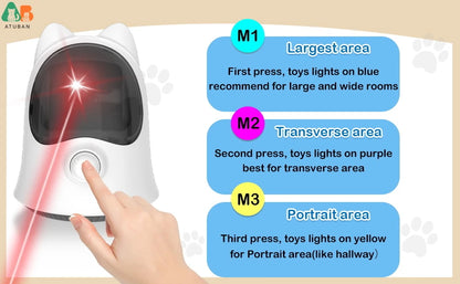 Brinquedo Interativo com Laser para Gatos - Diversão Garantida para Felinos