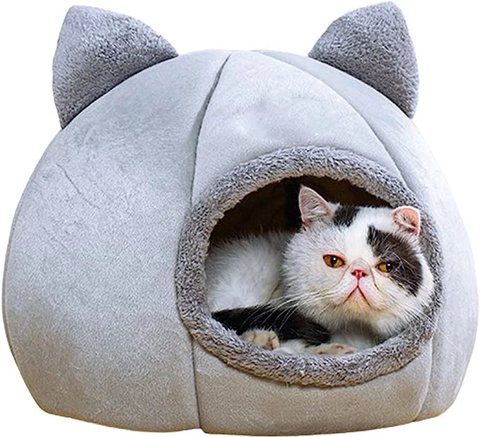 Tenda Cama para Gatos e Cães Pequenos – Conforto e Estilo para o Descanso do Seu Pet