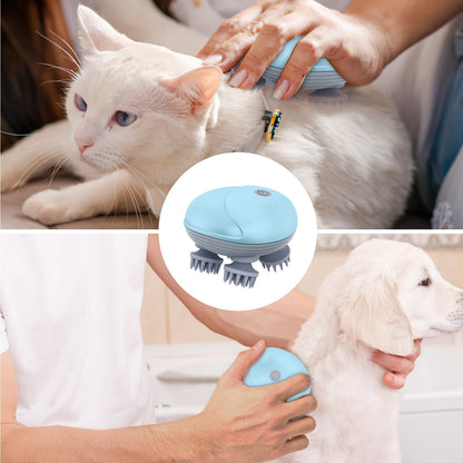 Massageador Elétrico para Gatos e Cães - Relaxamento, Redução de Stress e Estimulação do Crescimento do Pelo