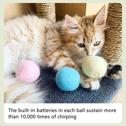 Bola Interativa Elétrica com Som e Catnip - Brinquedo Perfeito para Gatos Ativos e Felizes