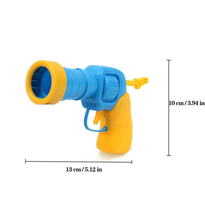 Brinquedo Interativo Antiestresse para Gatos - Pistola com Bolinhas de Pelúcia