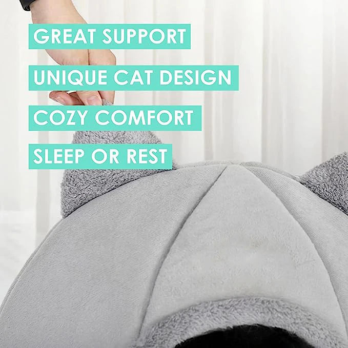 Tenda Cama para Gatos e Cães Pequenos – Conforto e Estilo para o Descanso do Seu Pet