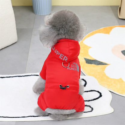 Fato de Inverno Impermeável e Quente para Cães - Roupa Ideal para Chihuahua, Yorkshire e Shih Tzu