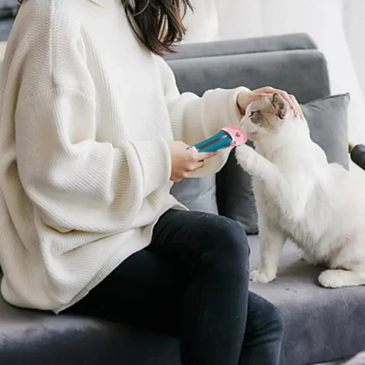 Colher Dosadora para Alimentos Húmidos e Guloseimas - Ideal para Gatos e Cães de Pequeno Porte