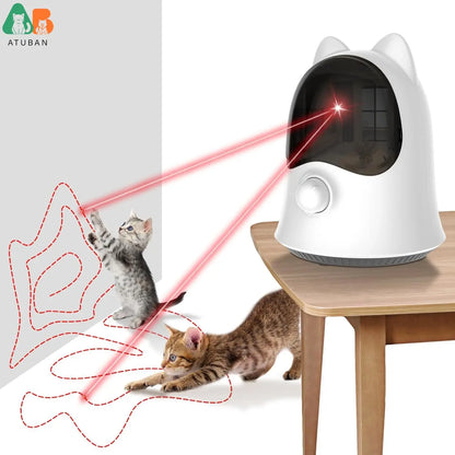 Brinquedo Interativo com Laser para Gatos - Diversão Garantida para Felinos